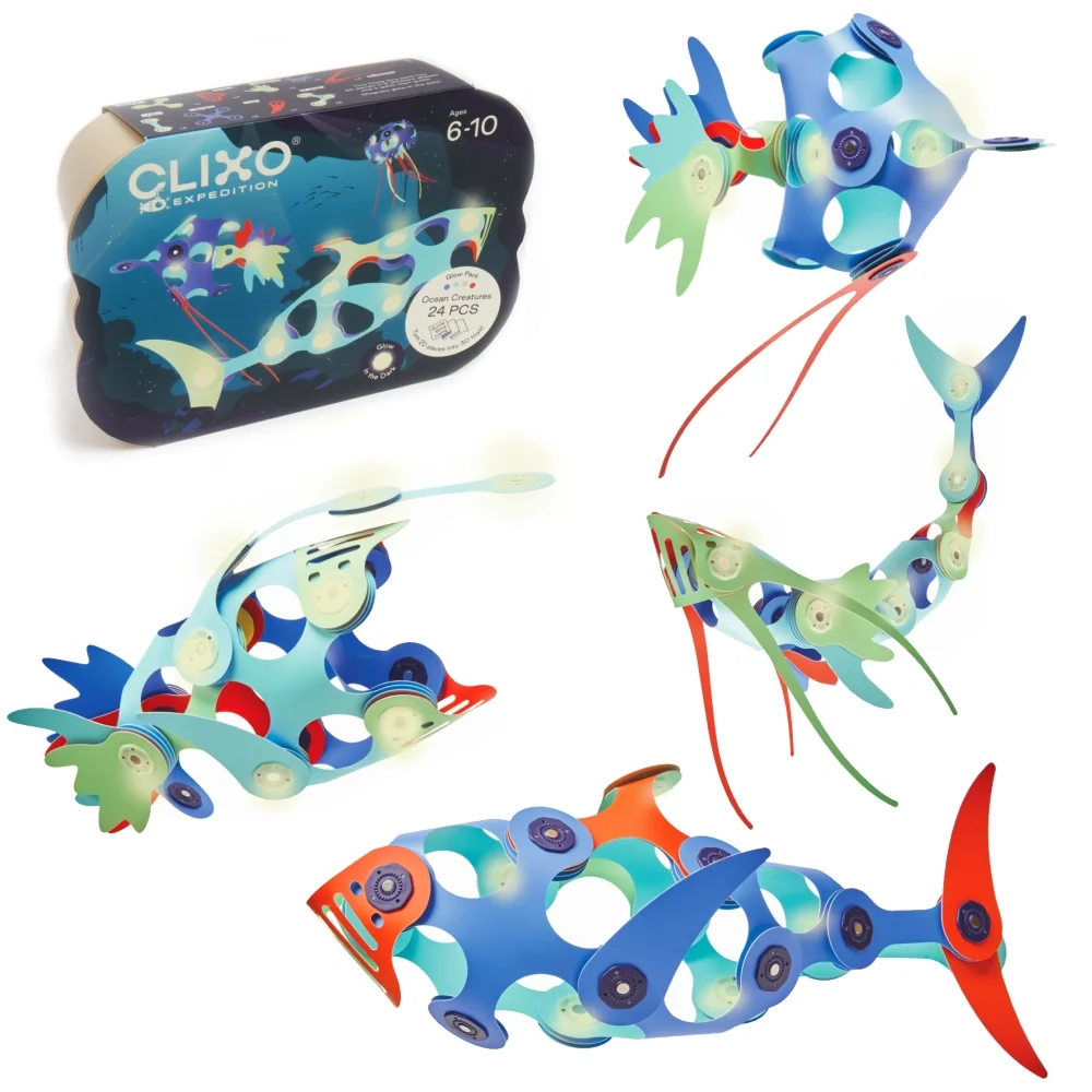 Unique Clixo Deep Ocean Creatures Pack Innovative