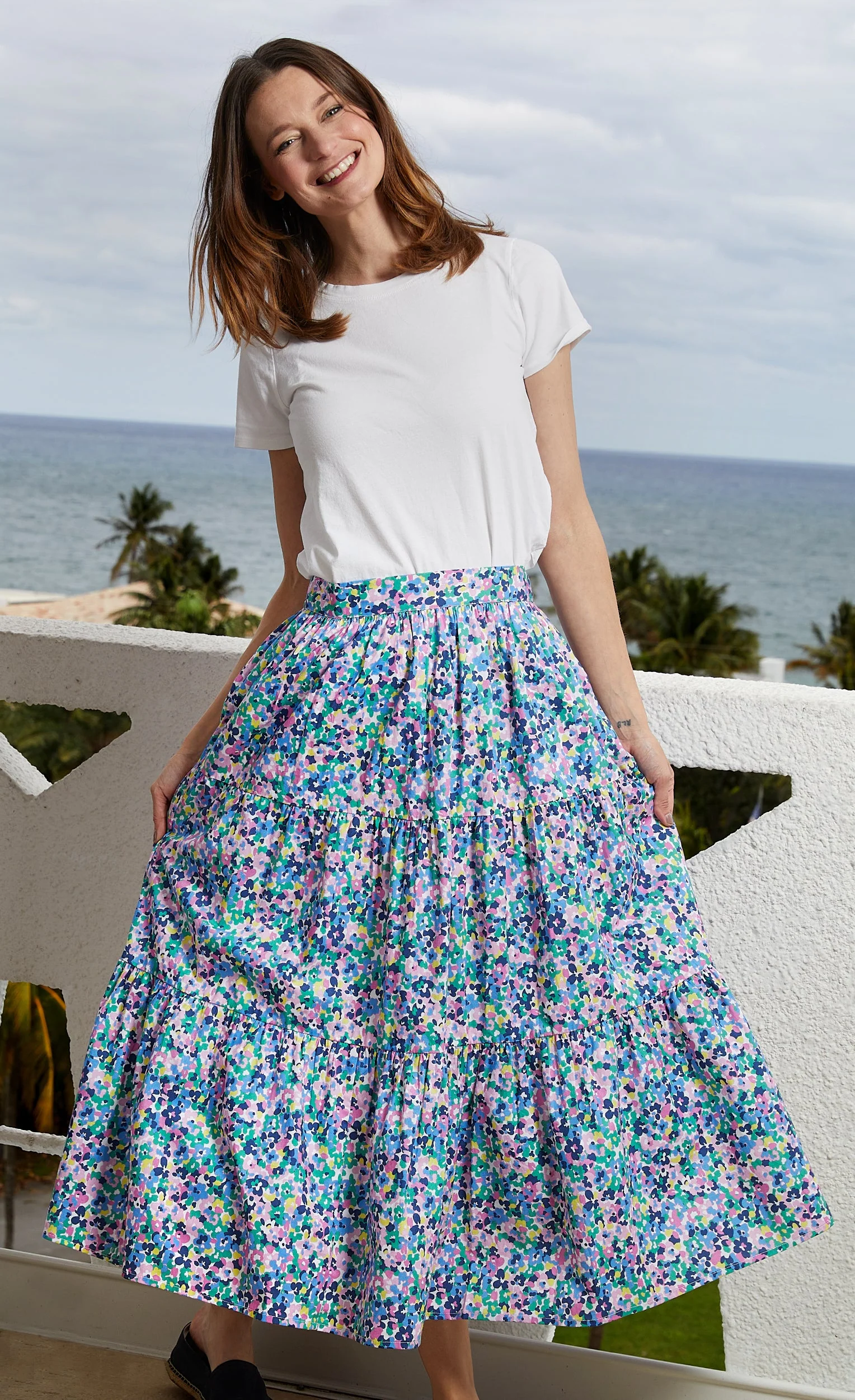 Superior Woodstock Skirt Floral Elegant
