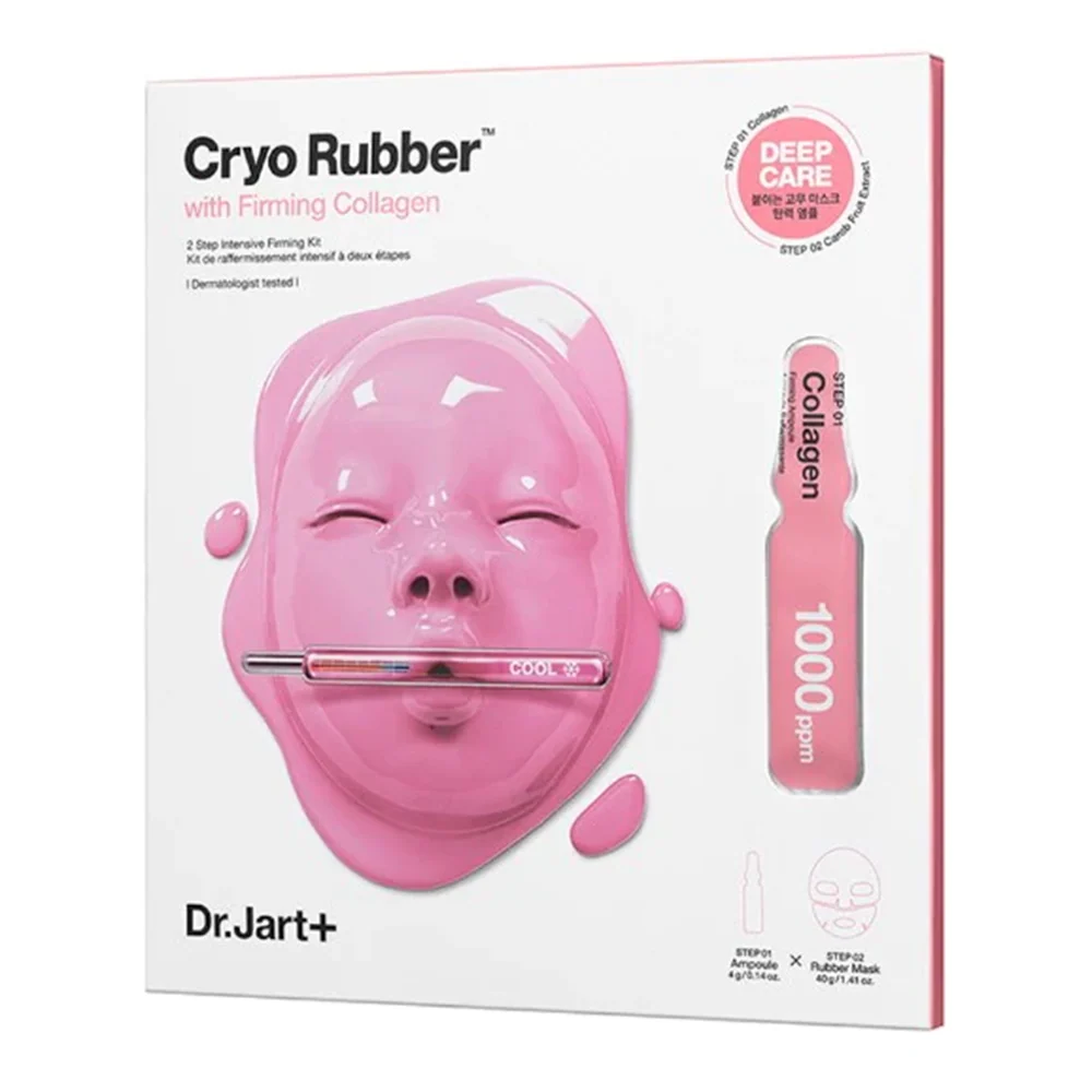 Carefully Designed Dr Jart Plus Cryo Rubber Face mask with Firming Collagen 2 Step Intensive Soothing Kit 1Ea Sustainable