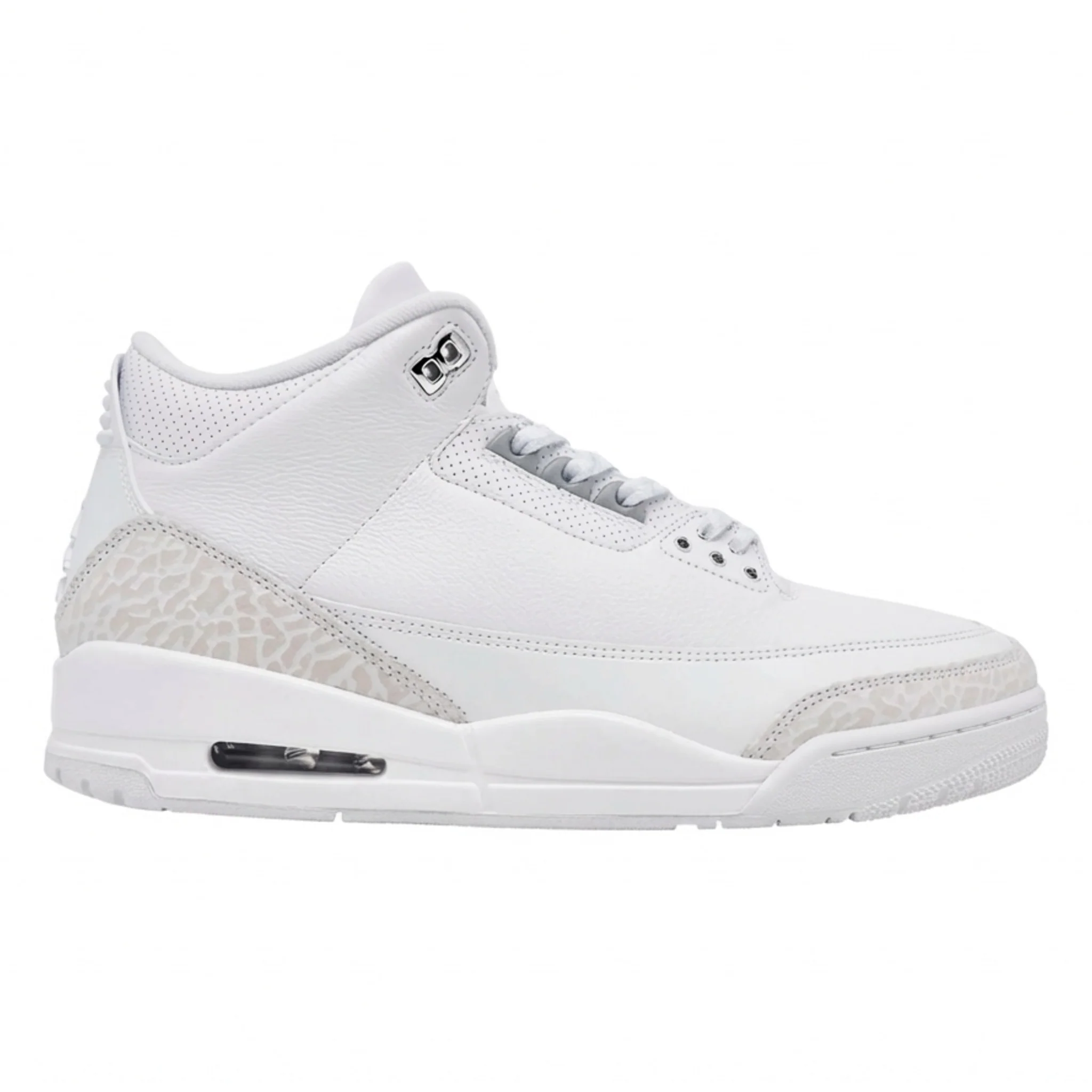 Solid Air Jordan Men's Retro 3 'Pure Money 2025' Sneakers Practical