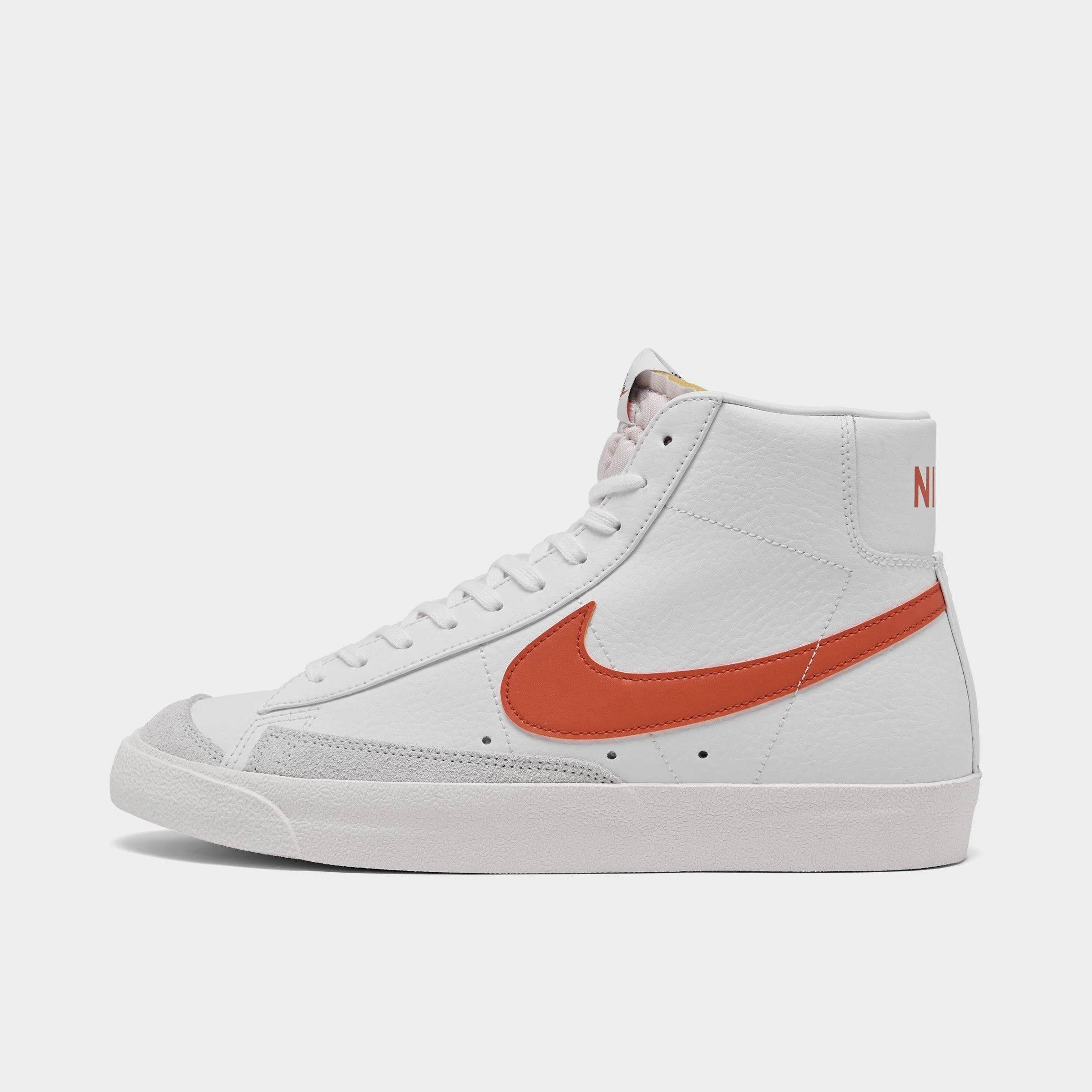Traditional Nike Men's Blazer Mid 77 Vintage 'White Mantra Orange' - BQ6806-110 Pure