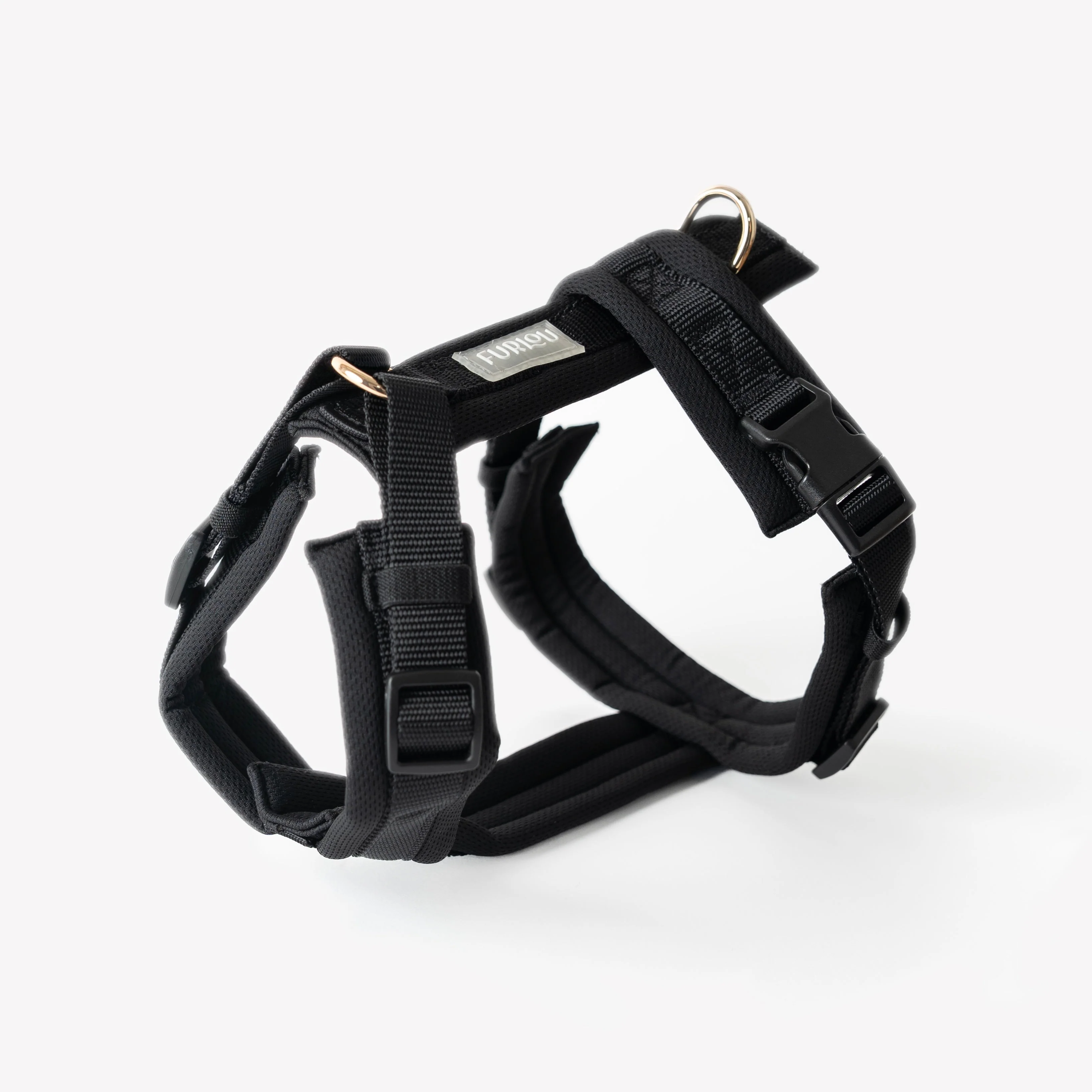 Top-Quality Black - Comfort Dog Harness High-End