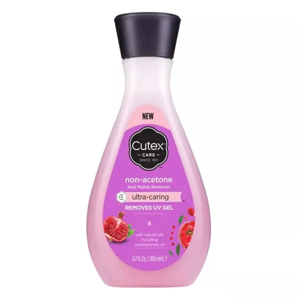 Comfortable Cutex Ultra Caring Non Acetone Nail Polish Remover with Natural Oils 6.7Oz 200ml Refined
