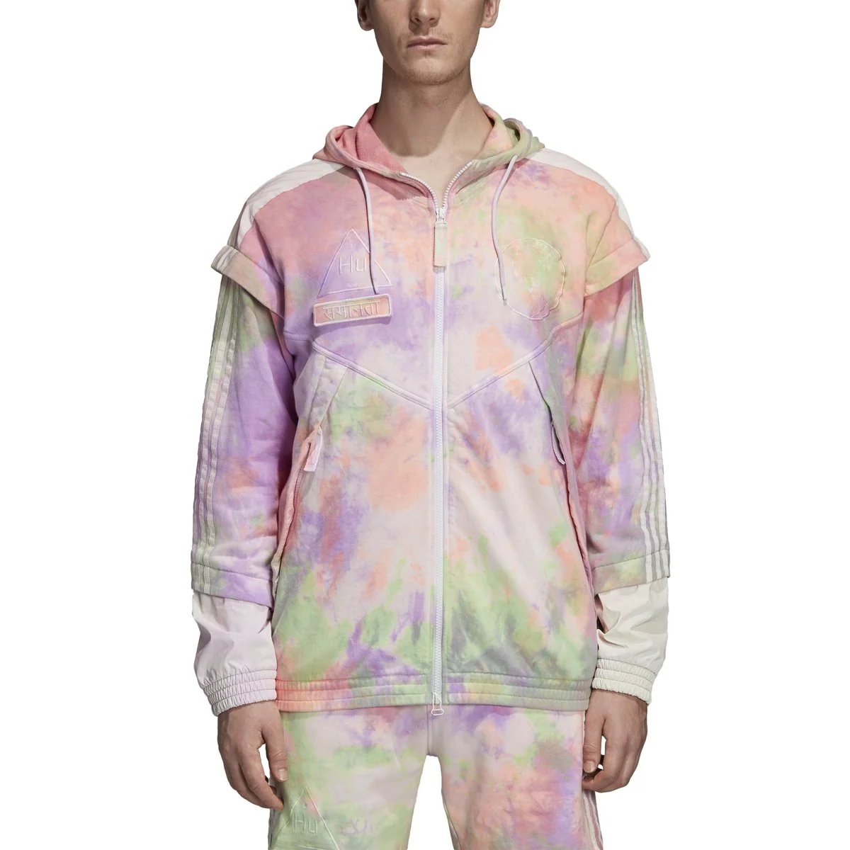 Advanced adidas Men's Hu Holi Full Zip Hoodie Artisan