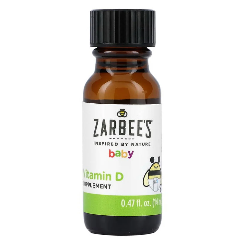 Fine Crafted Zarbees Baby Vitamin D Liquid Supplement 0.47 Oz Consistent