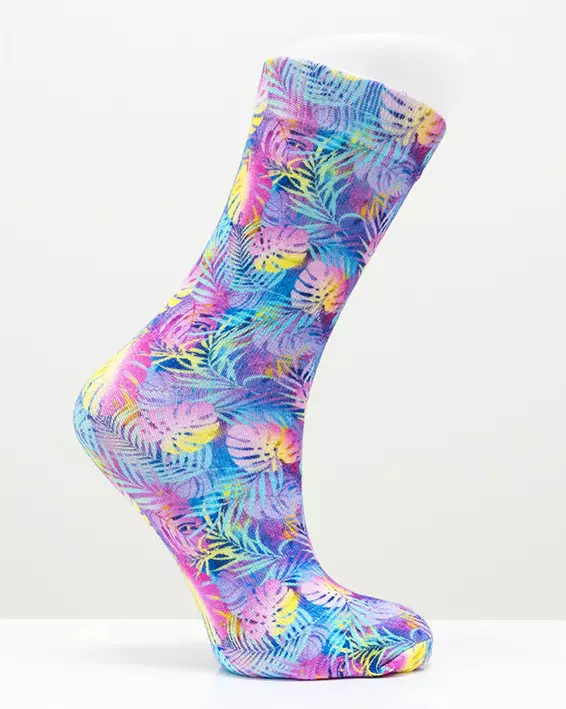 Premium Rainbow Tropics Bamboo Dress Socks 🍁 Elite