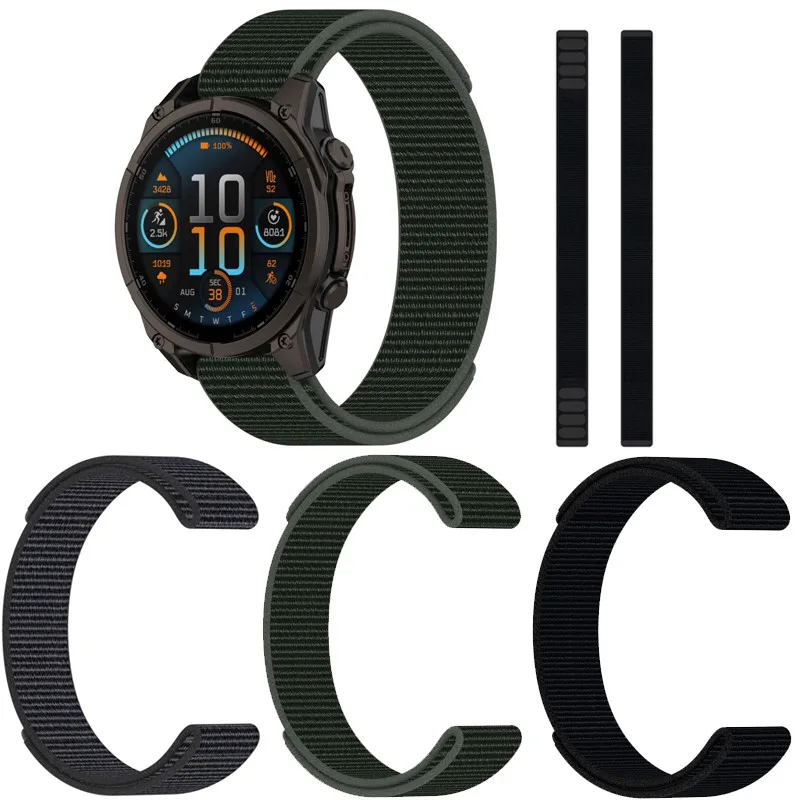 Specialty Garmin Nylon Loop Strap - Breathable Durable Comfortable Eco-Friendly