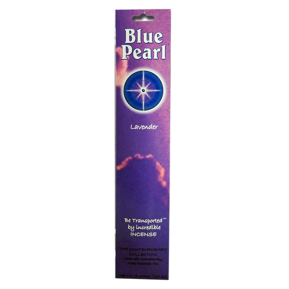 Clean Blue Pearl Contemporary Collection Lavender Incense Aromatic Calming 0.35Oz 10g Authentic