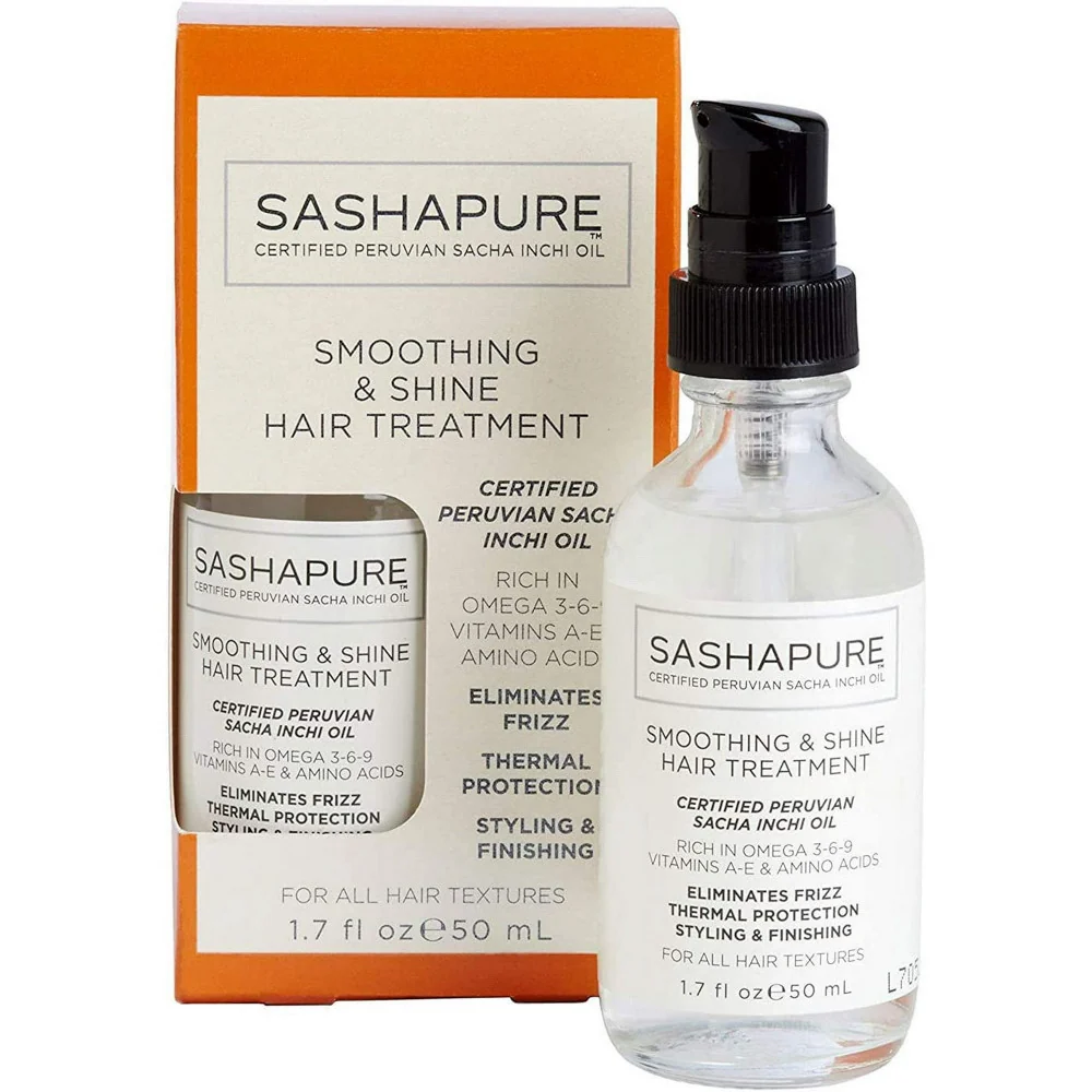 Authentic Sashapure Smoothing and Shine Hair Treatment 1.7 Oz Specialty