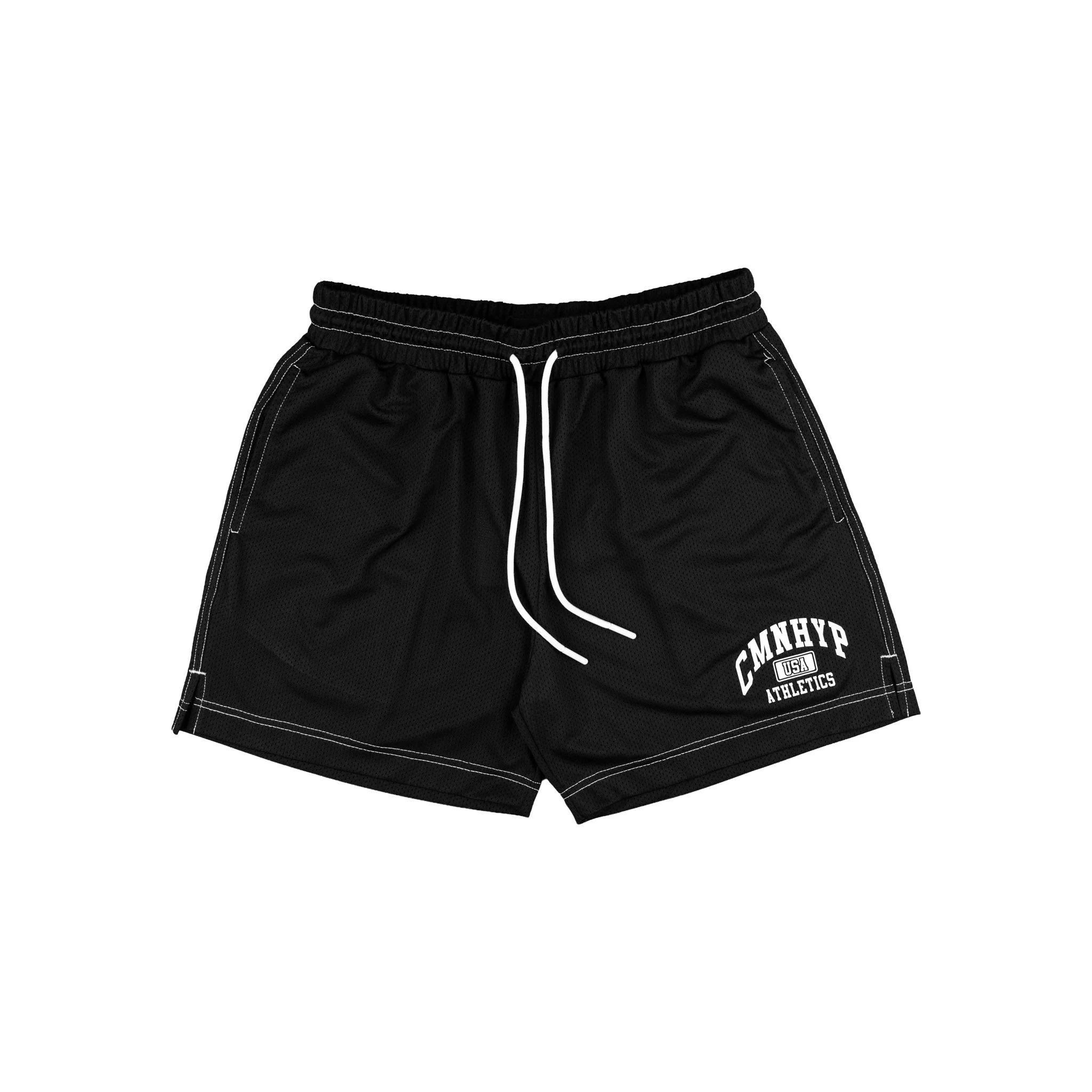 Exclusive Common Hype Athletics Contrast Mesh Short Jet Black Sustainable