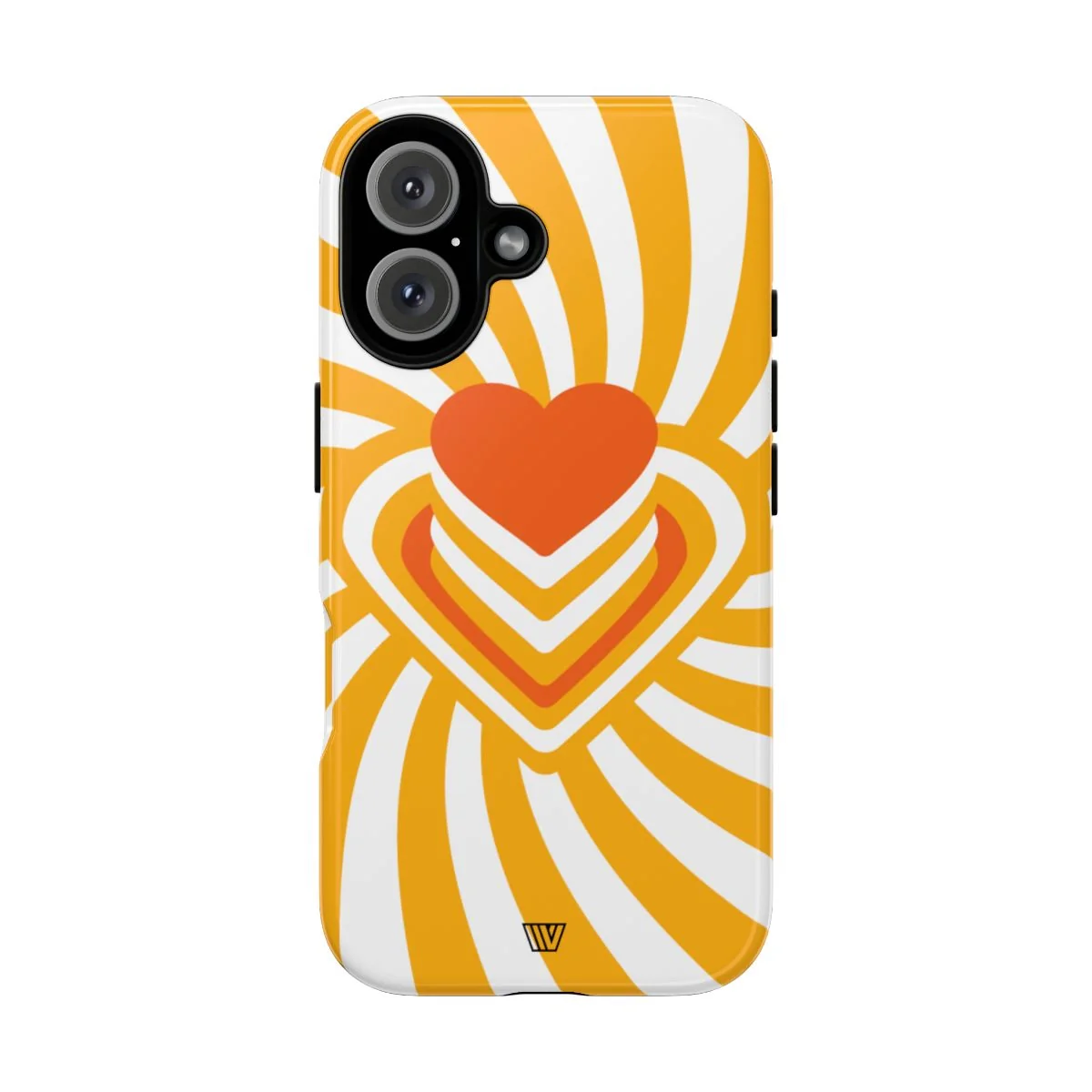Classic HEART RAY STACK Tough Phone Case High-Performance