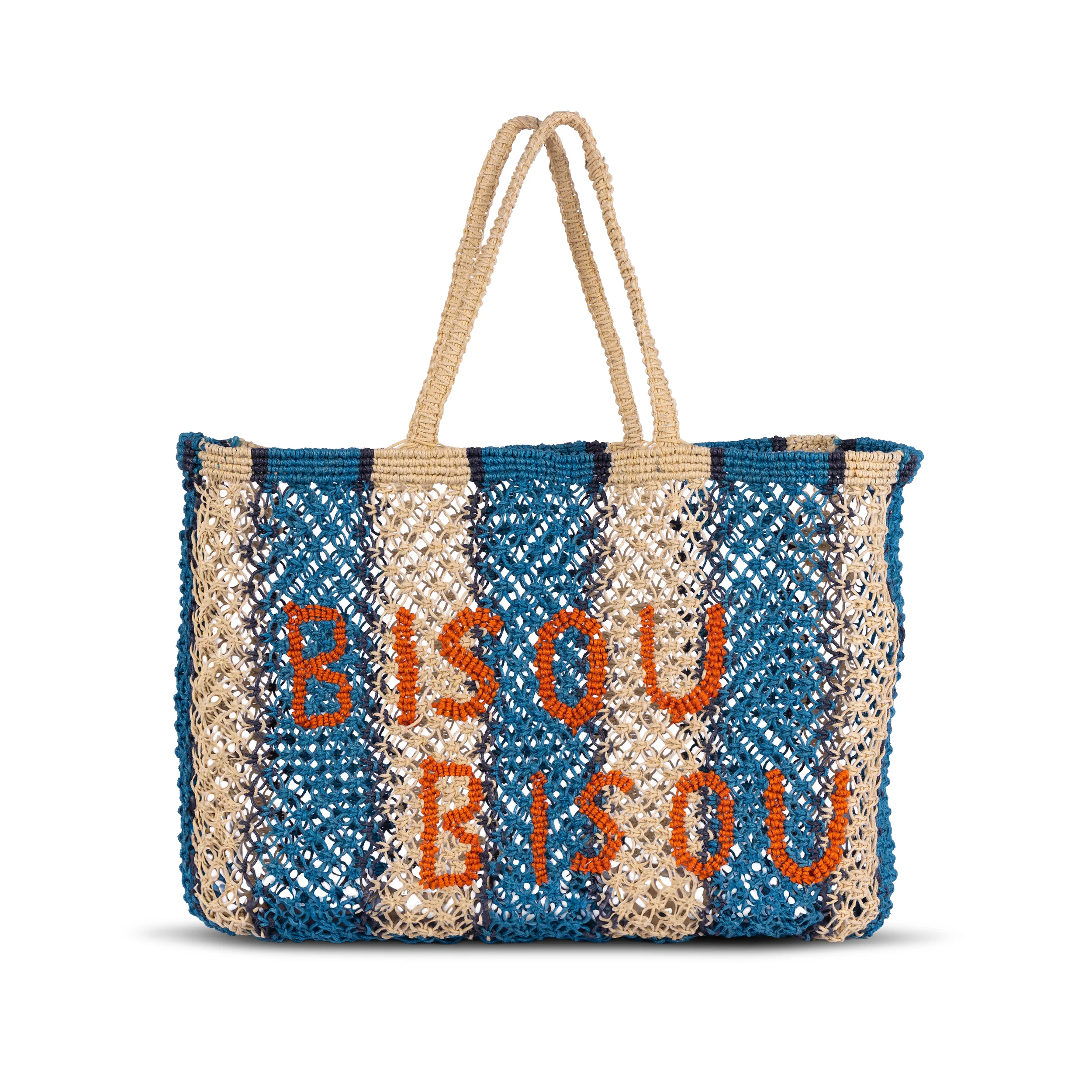 Fast Bisou Bisou Macrame Jute Tote Elite