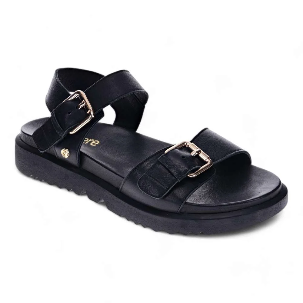 Casual Cyprus Sandal - Black Healthy
