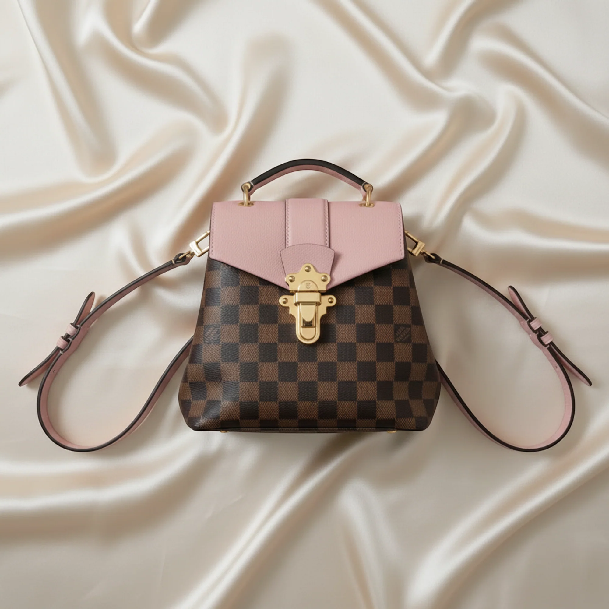 Classic Louis Vuitton Damier Clapton Backpack Quality