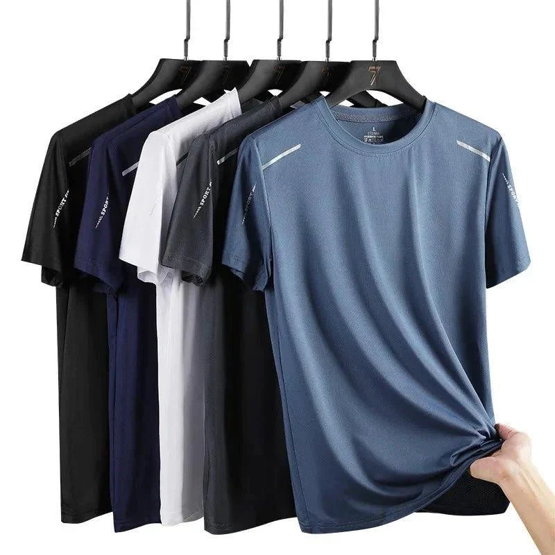Artisan CHRLCK Men's Quick Dry Running T Shirt Size M Breathable Outdoor Sports Tee Hiking Fishing Summer Essentials Sophisticated