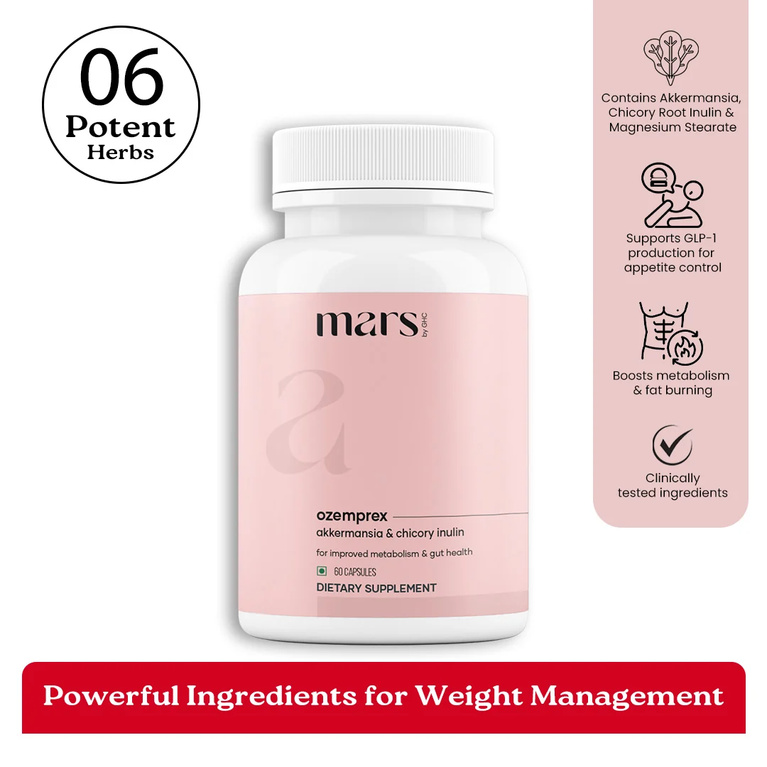 Exclusive Mars OzemPrex Un potenziatore naturale dell'Akkermansia che migliora la produzione di GLP-1 la salute dell'intestino e il controllo delle calorie. Unique