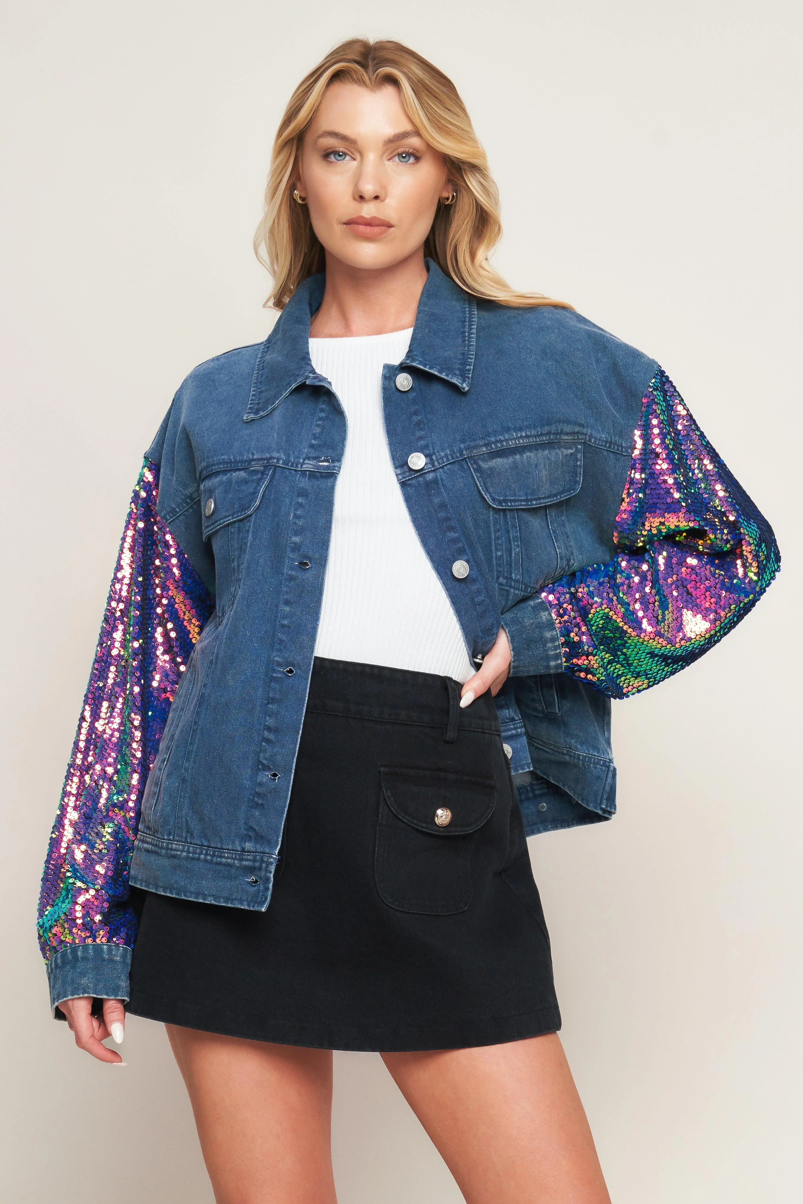 Expertly Made Walking the Walk Denim Jacket Proven