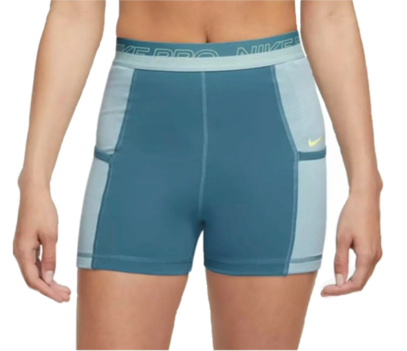 Fashionable Nike Women's Pro High-Waisted 3 Training Shorts With Pockets Shorts Flexible