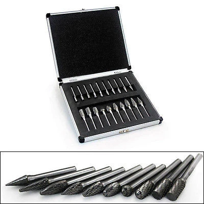 Easy-to-Use 20 Piece Rotary Carbide Tool Bit Set Reliable