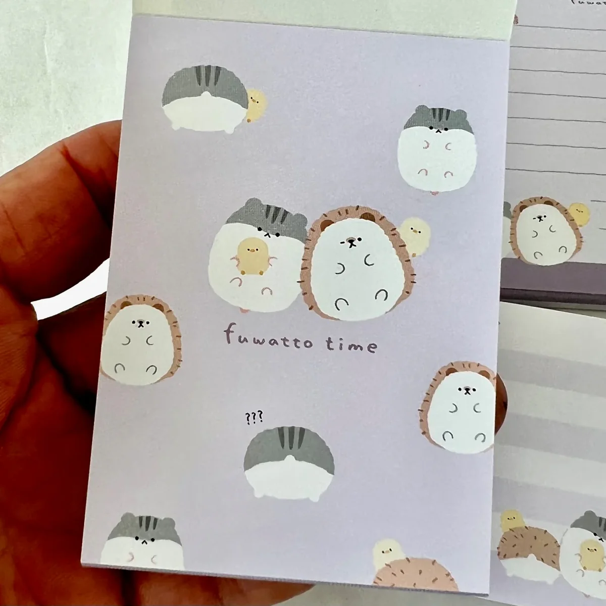 Classic Mini Notepad Hamster Hedgehog Durable