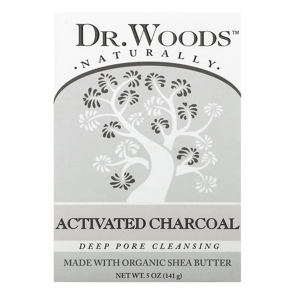 Casual Dr. Woods Deep Pore Cleansing Activated Charcoal Bar Soap With Organic Shea Butter 5 Oz Selected