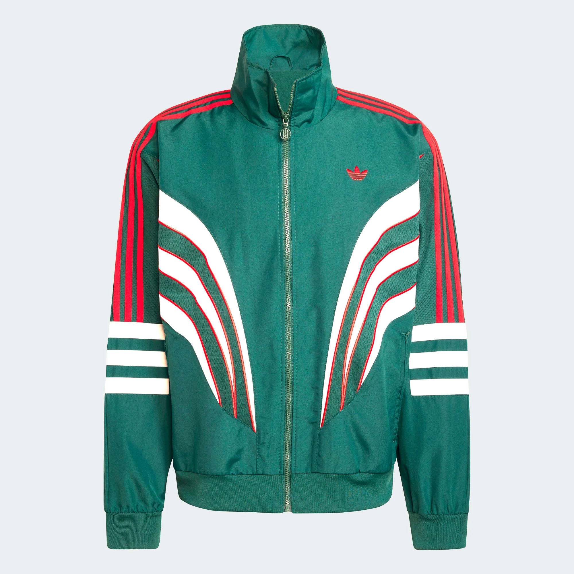 Breathable jc9948 Mens adidas Green Atlanta Track Top Pure