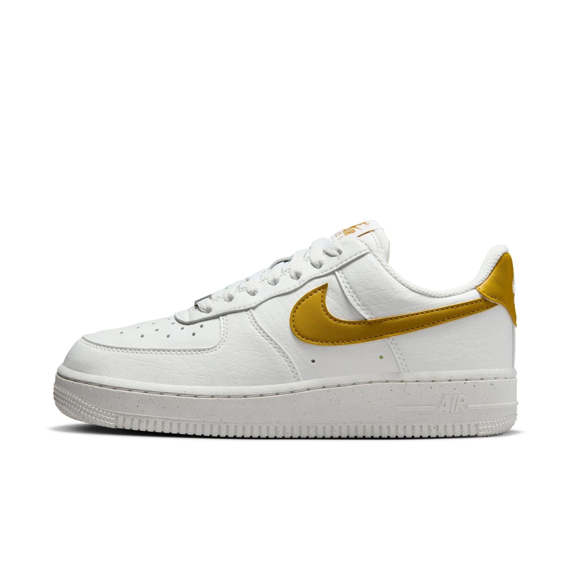 Crafted Nike Women's Air Force 1 Low '07 Se 'Next Nature Summit White Bronzine' Sneakers Modern