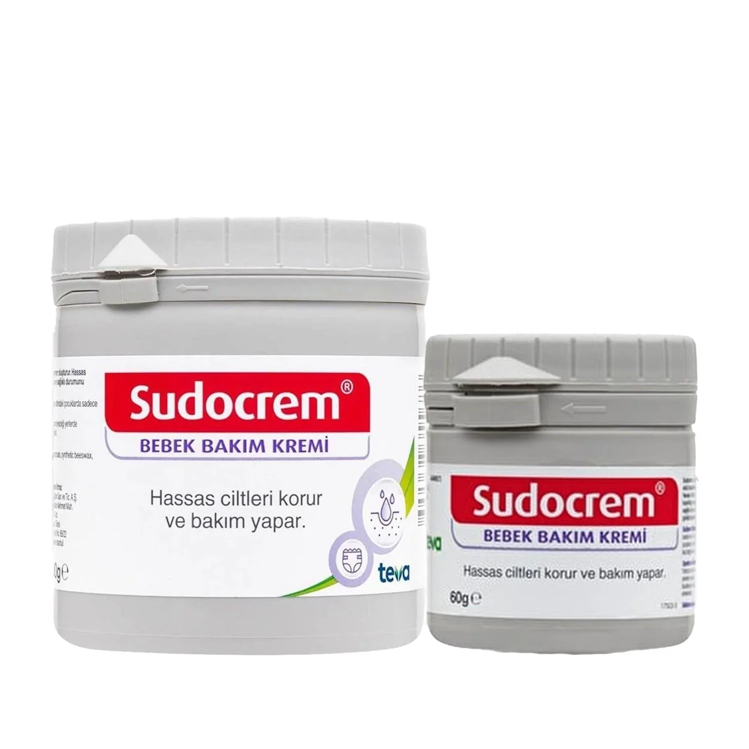 Professional Sudocrem Baby Care Cream 400g 60g - Gentle Diaper Rash Relief Skin Protection Eco-Friendly