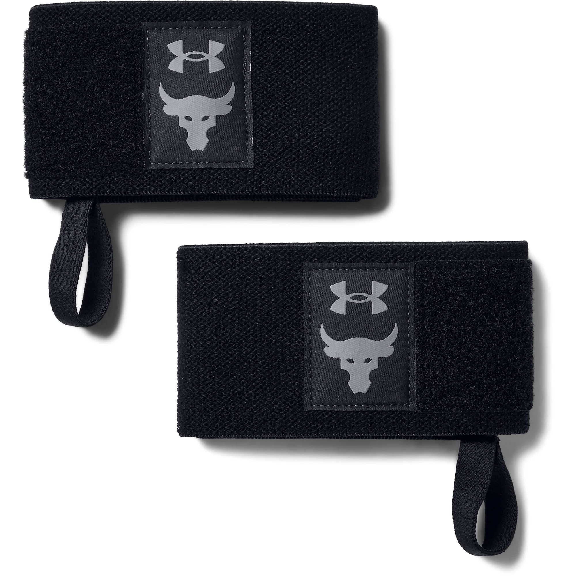 Fashionable Under Armour Unisex UA Project Rock Wrist Wraps - Black Premium Material