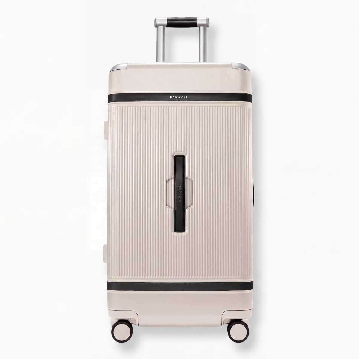 High-Grade Paravel Aviator Trunk Checked Spinner Suitcase Travel Luggage Domino Black Superior