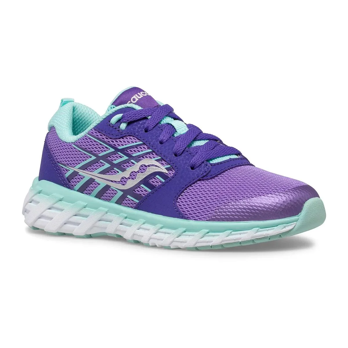World-Class Saucony Preschool Wind 2.0 Little Kid Purple Traditional