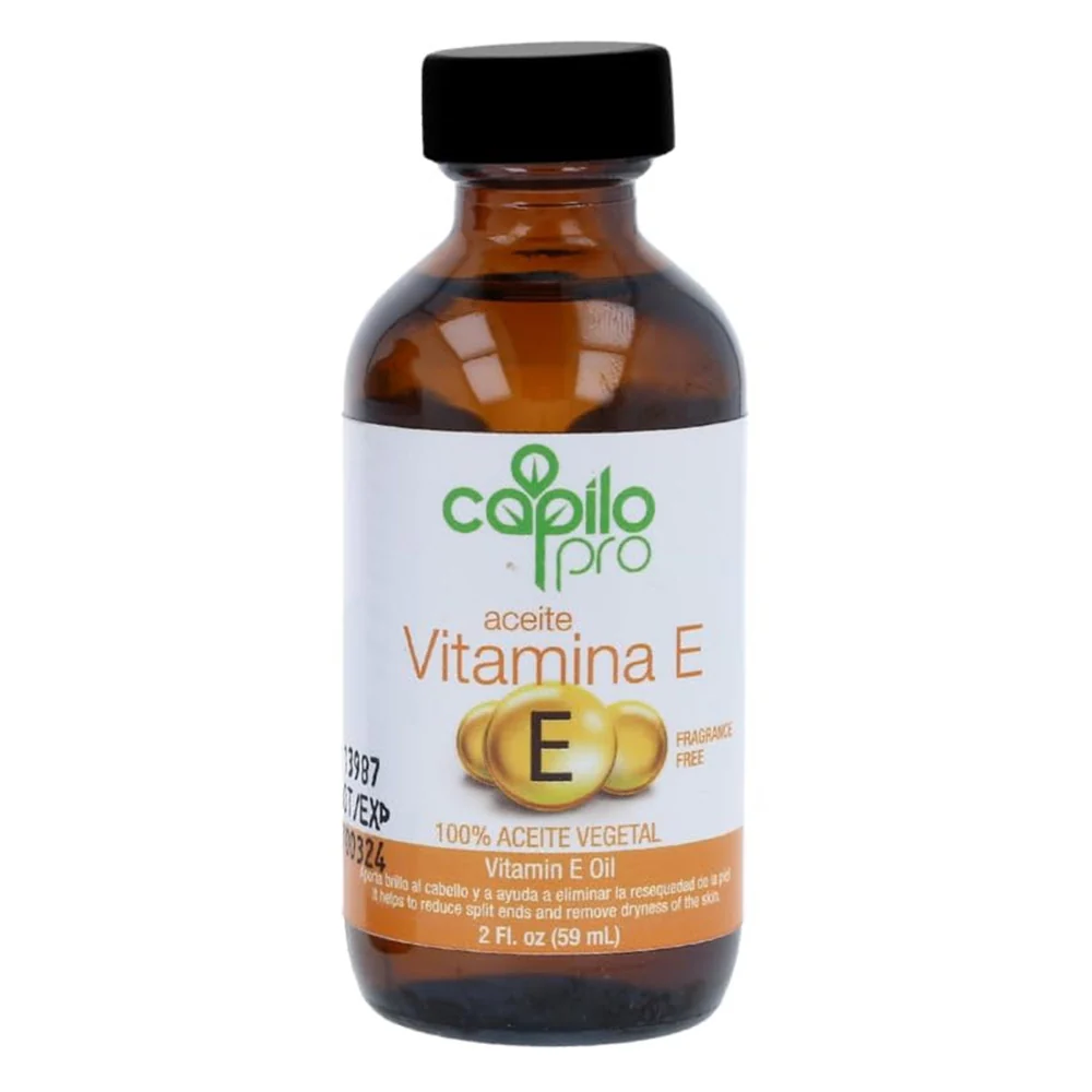 Pure Capilo Pro Vitamin E Oil with Skin and Hair Formula 2Oz 59ml Solid