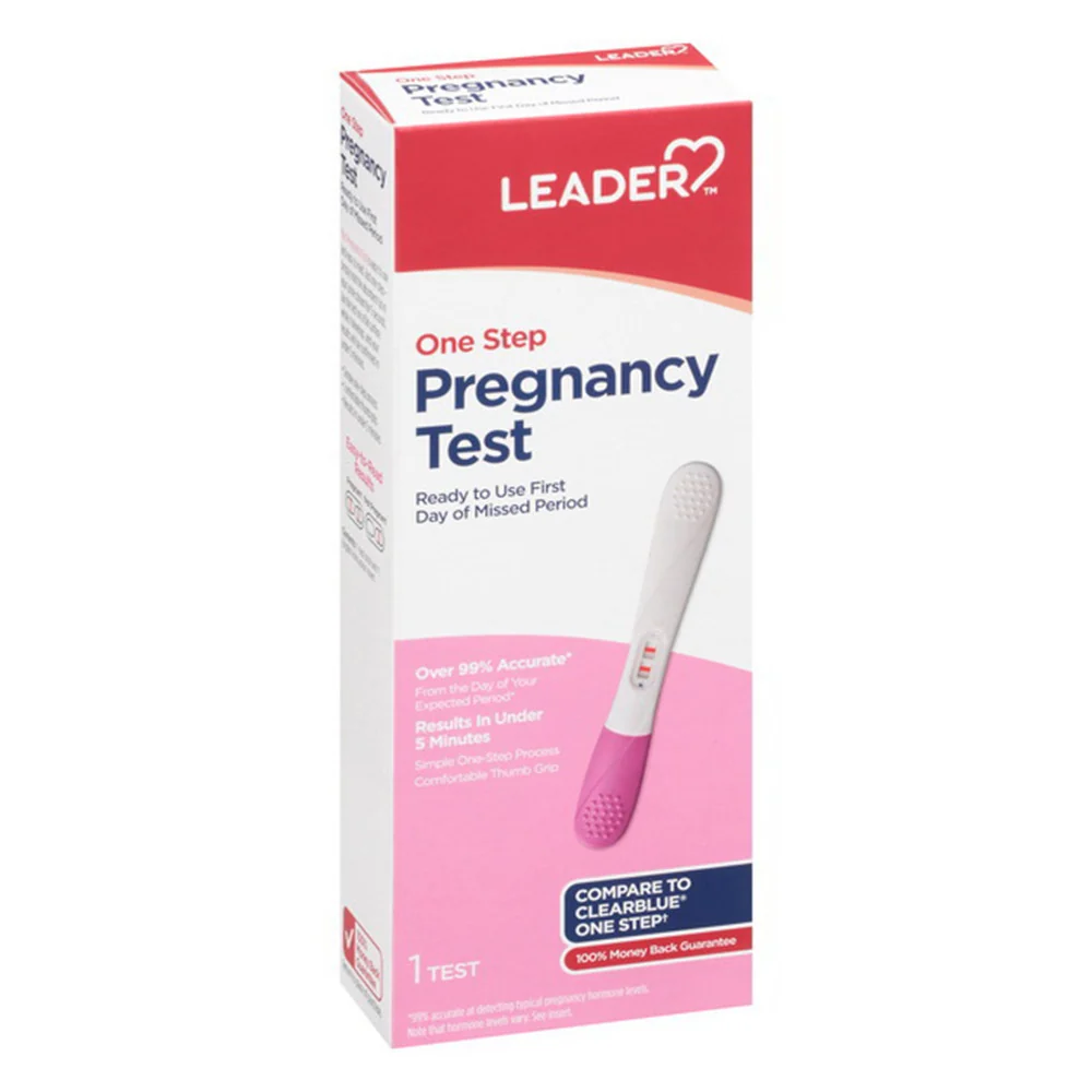 Exceptional Leader One Step Pregnancy Test Kit 1 Ea Proven