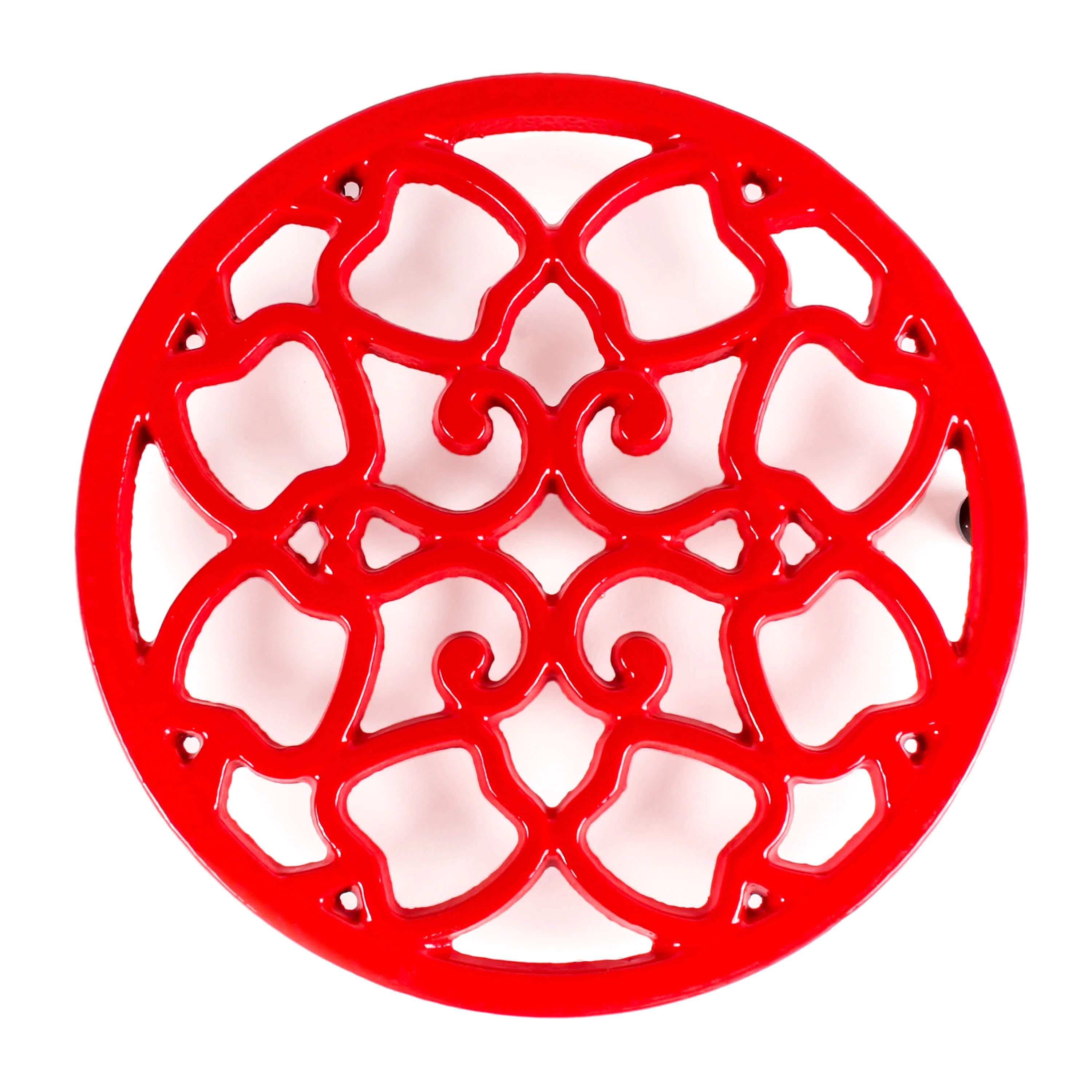 Classic BergHOFF Neo Cast Iron Apple Trivet 7.5 Red First-Class