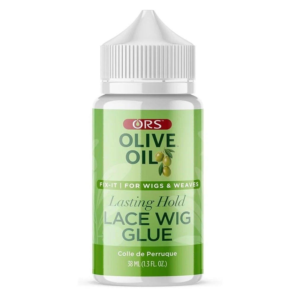 Breathable Ors Olive Oil Fix It Lasting Hold Lace Wig Glue for Water and Sweat Resistant 1.3Oz 38ml Functional