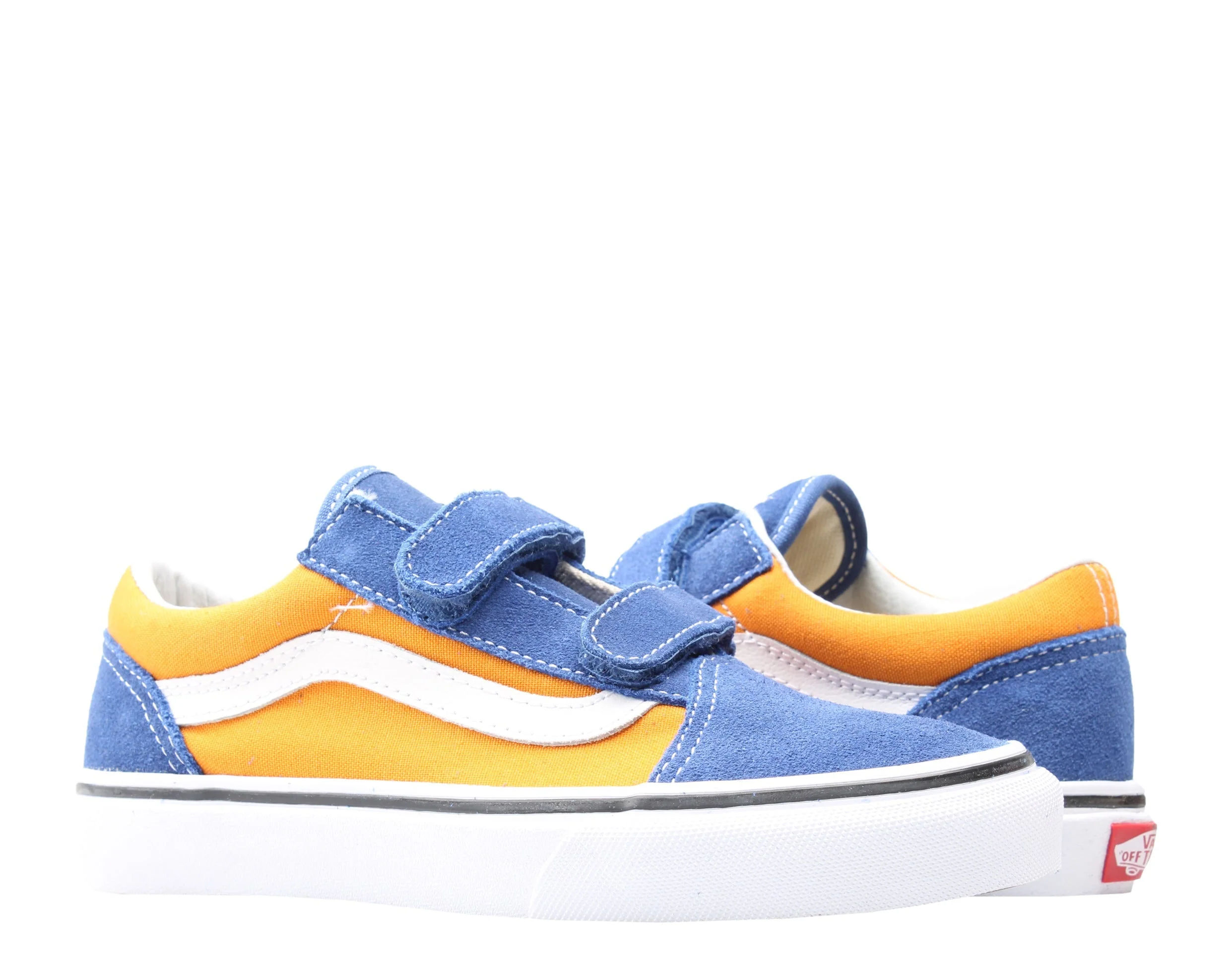 Practical Vans Old Skool POP OG Kids' Sneakers — Blue Gold Low-Top First-Class
