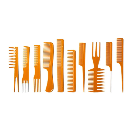 Donna Collection Smooth Finish Styling Combs for All Hair Types 10Ea Functional