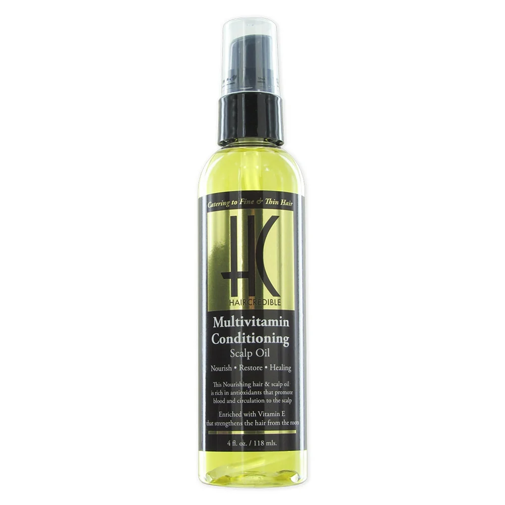Casual Haircredible Multivitamin Conditioning Scalp Oil Nourishes Strengthens and Healthy Scalp 4Oz 118ml High-Grade