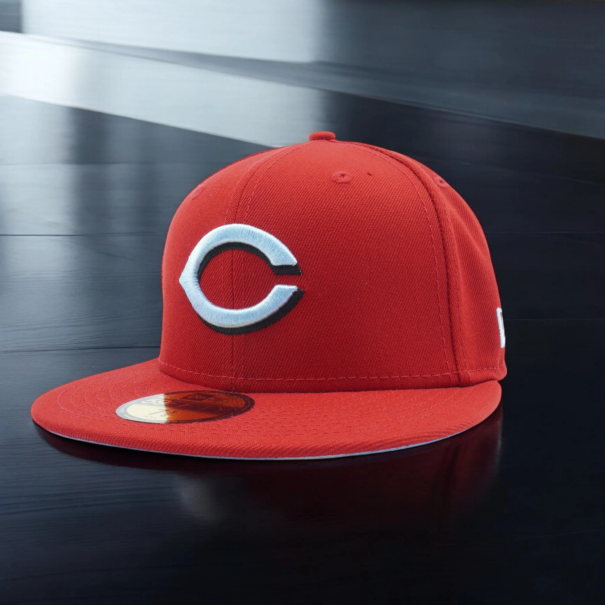 Breathable New Era Men's MLB Cincinnati Reds 5950 Cloud Under Fitted Hats Professional