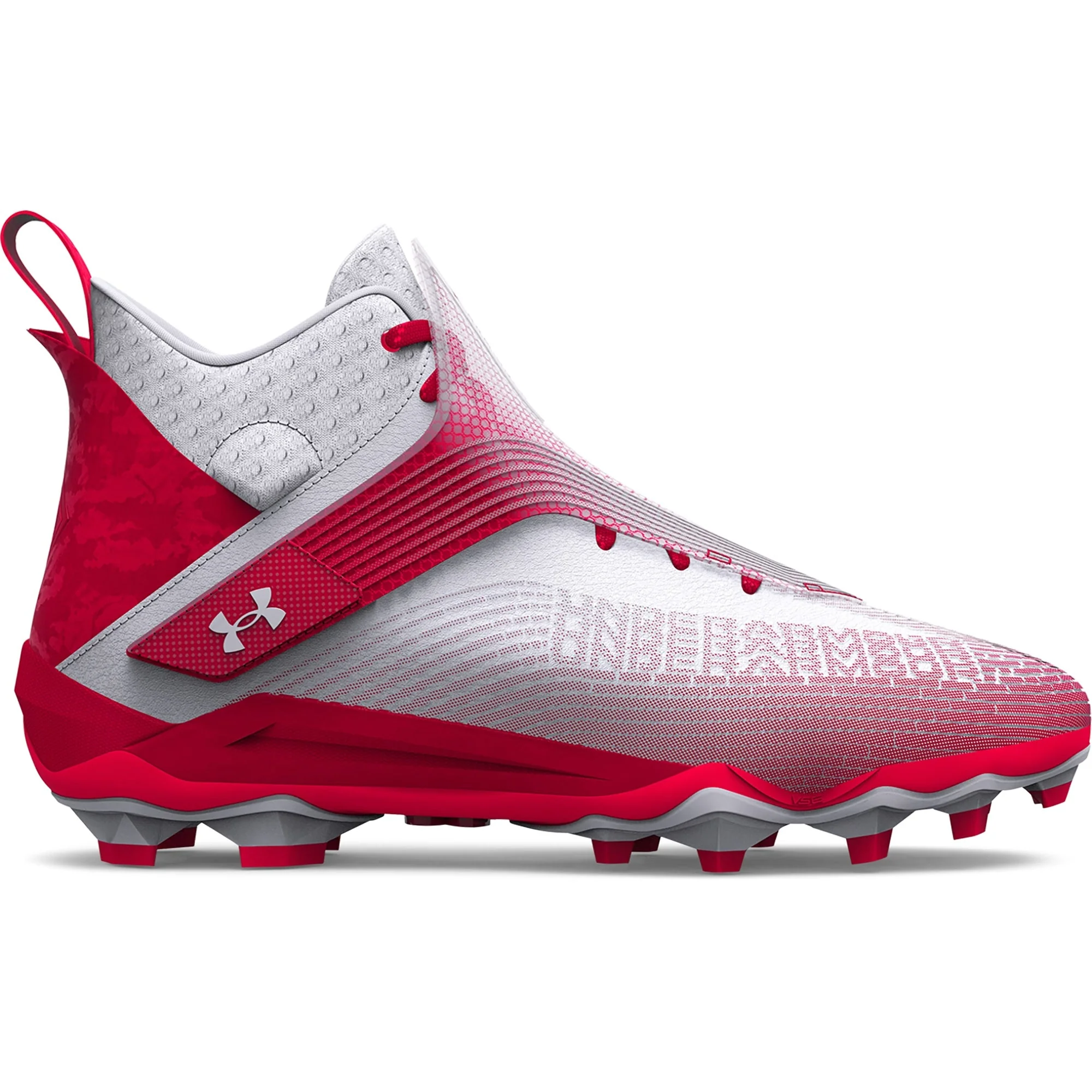 Consistent Under Armour Mens Highlight Hammer MC - White Red Genuine