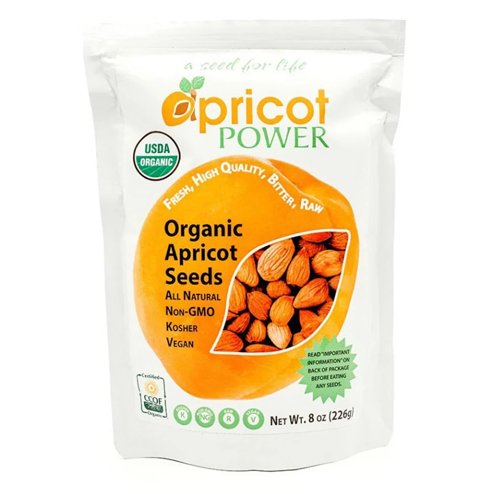 Flexible Apricot Power Organic Apricot Seeds Bitter Raw 8Oz 226g Carefully Designed