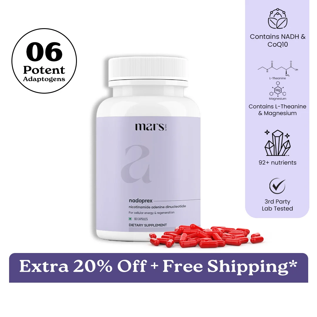 Versatile Mars NADoPrex A NAD CoQ10 Booster For Metabolism Gut Health Energy Stylish