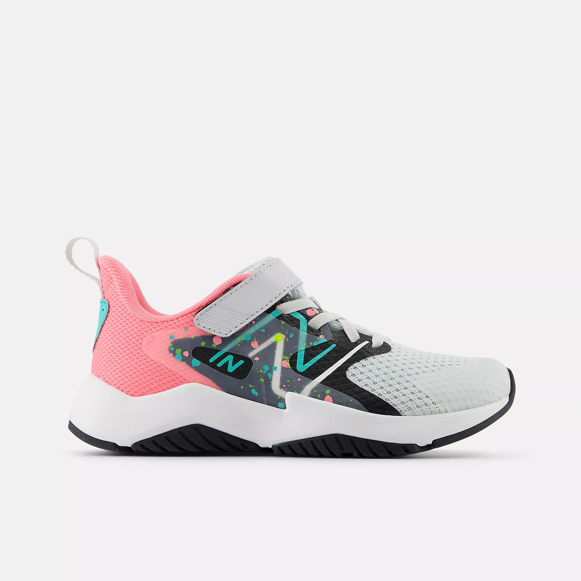 Certified New Balance Preschool Rave Run V2 Bungee Lace Extra Wide Detailed