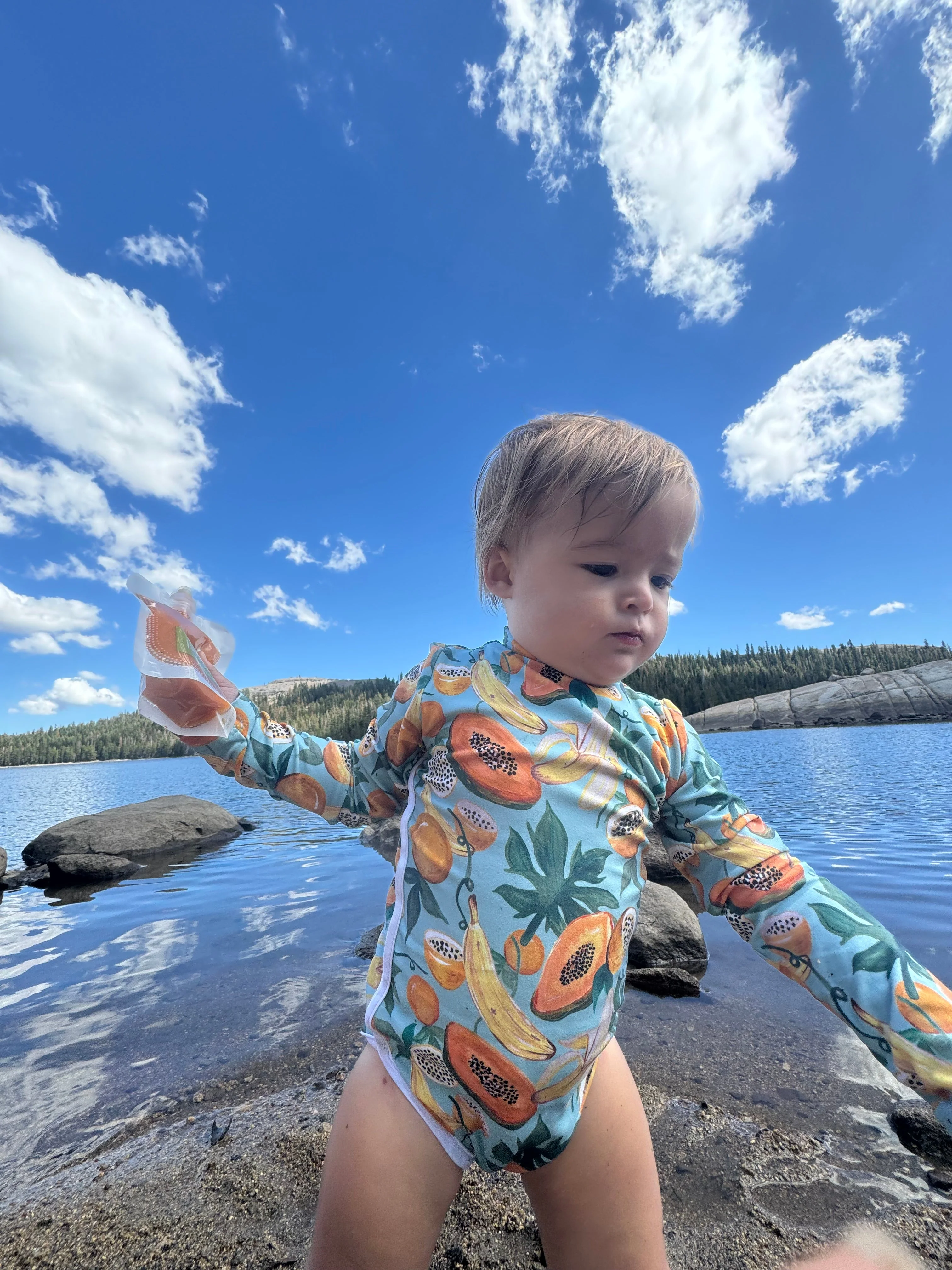 Versatile Lola One Piece Kids Swimsuit - Papaya Unique