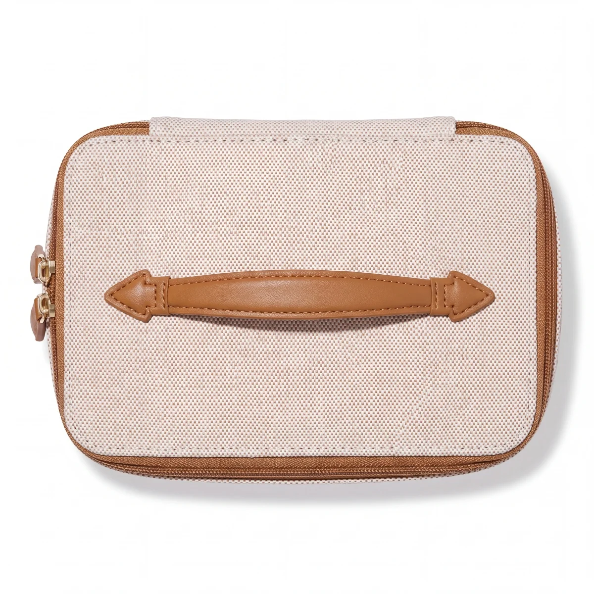 Casual Paravel See-All Vanity Case Travel Cosmetic Toiletry Bag Scout Tan Artisan