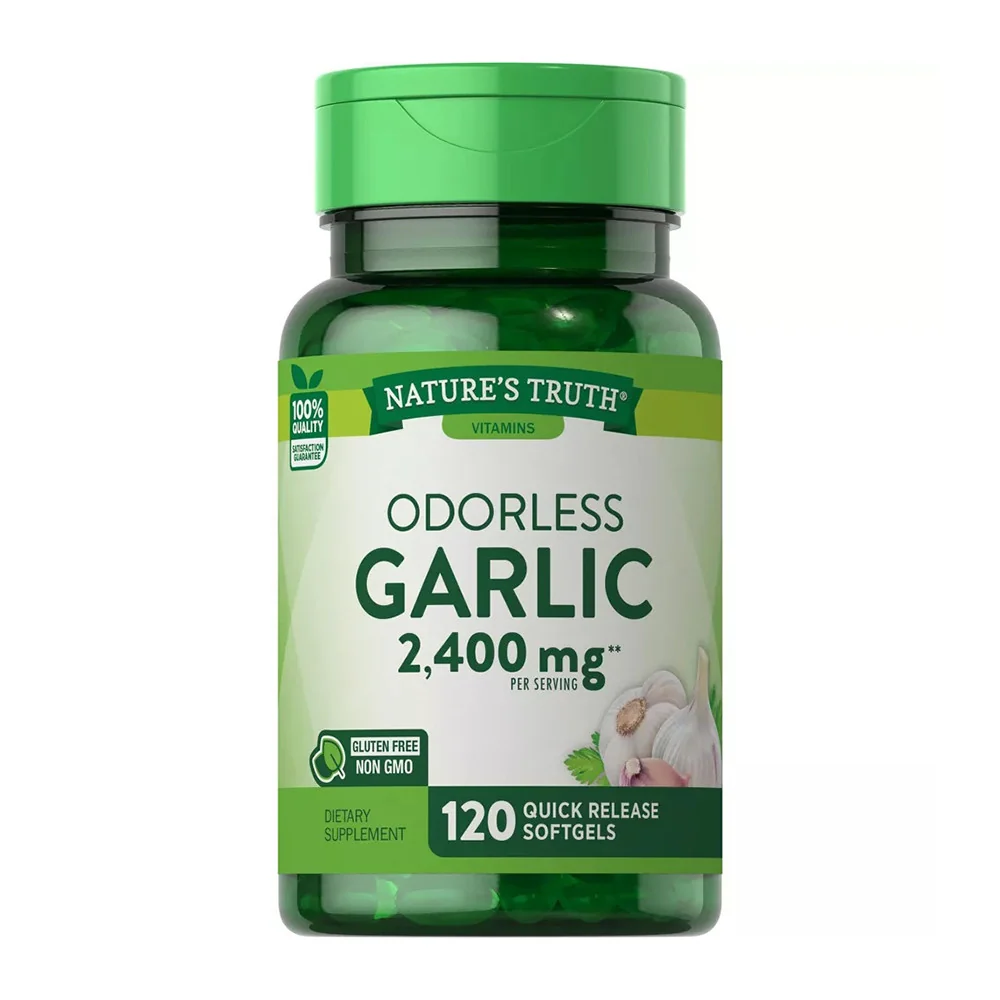 Trendy Natures Truth Garlic 2400 Mg Odorless Supplements 120 Ea High-End