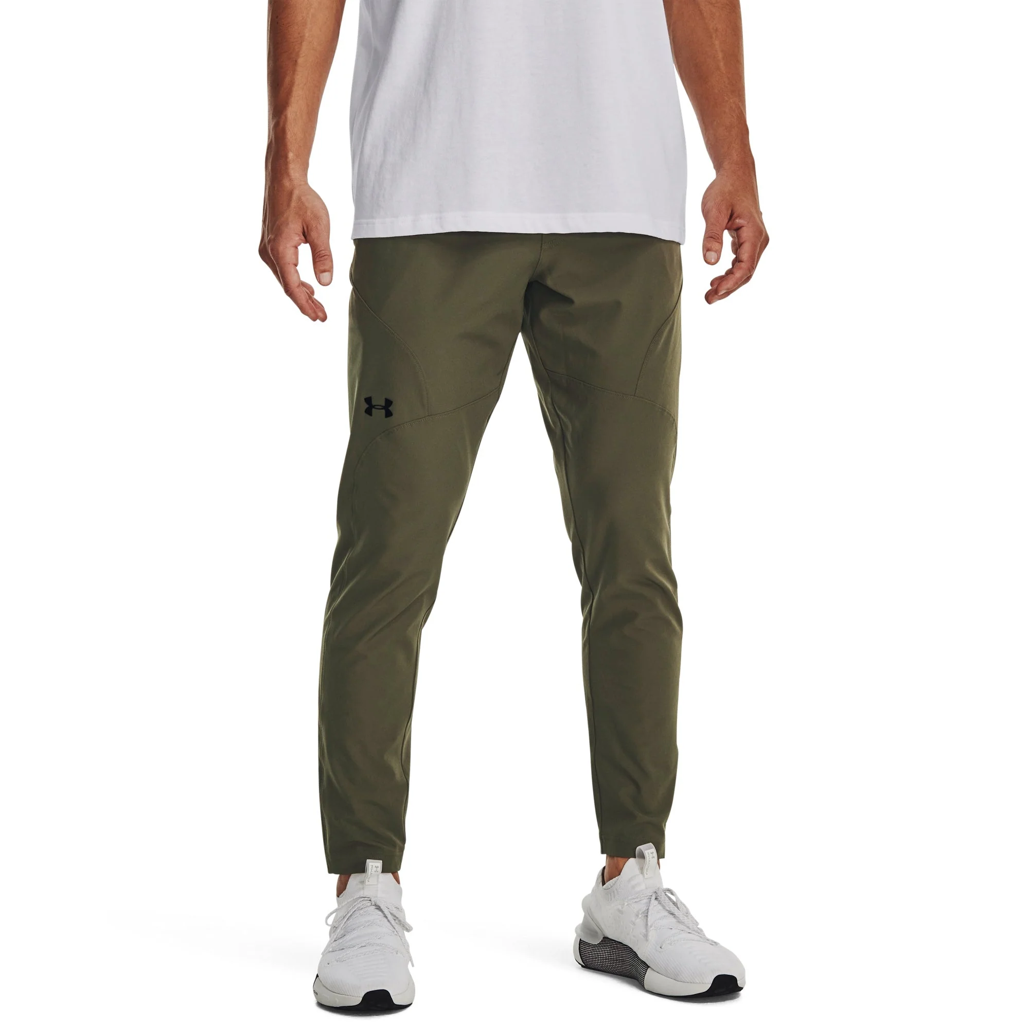 Casual Under Armour Mens UA Unstoppable Tapered Jogging Bottoms - Green Artisan