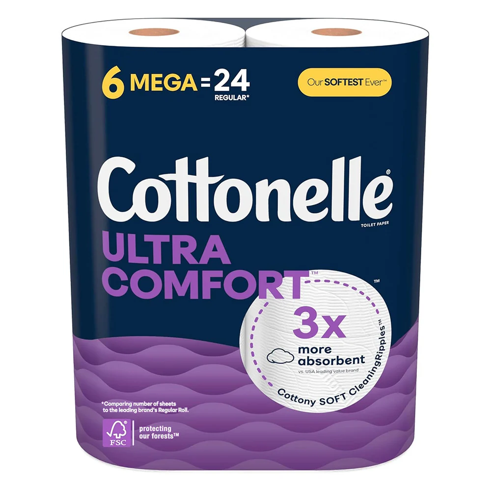 Original Cottonelle Ultra Comfort Mega Roll Toilet Paper 6 Ea Smooth