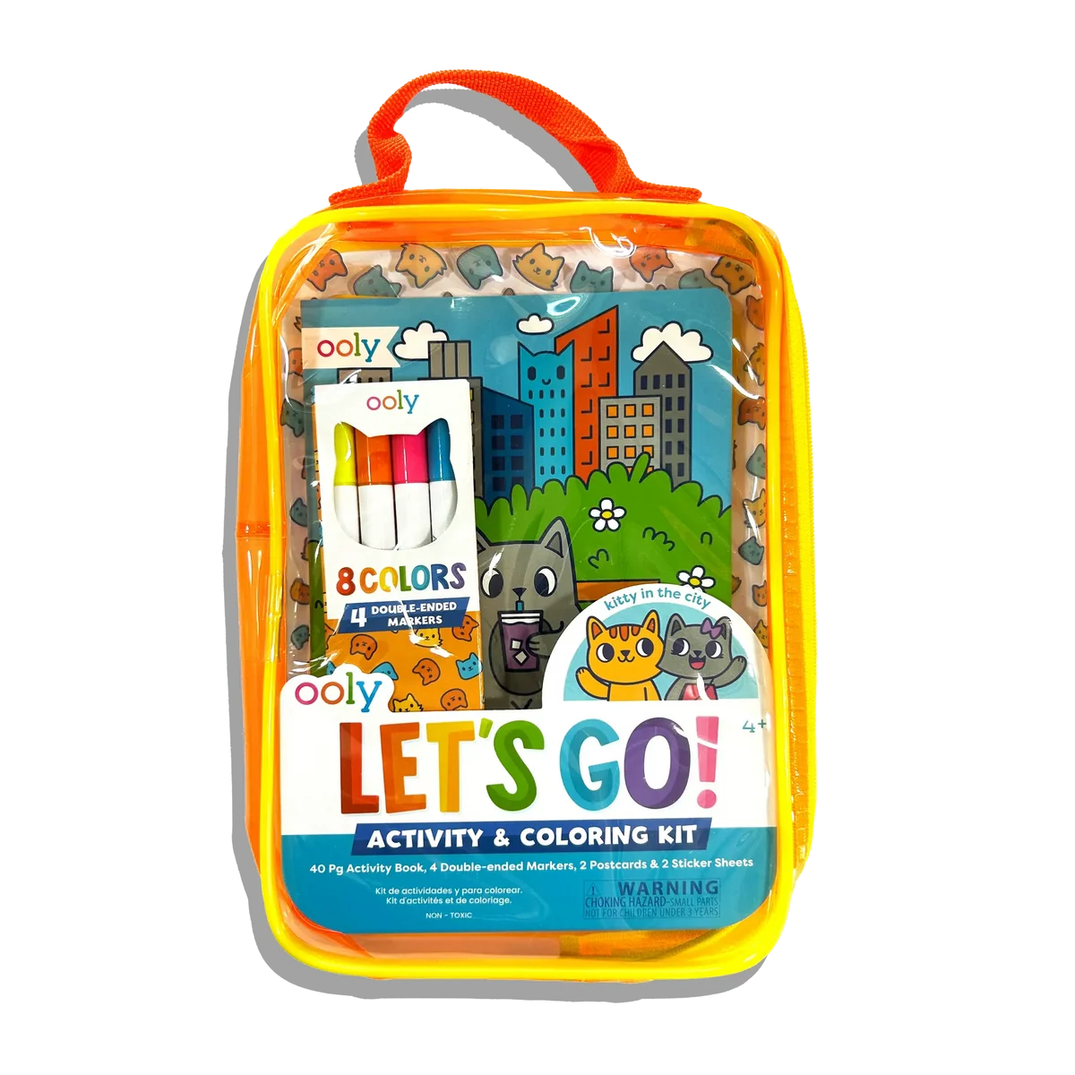 Superior Let's Go Activity Coloring Kit Kitty Carefully Designed
