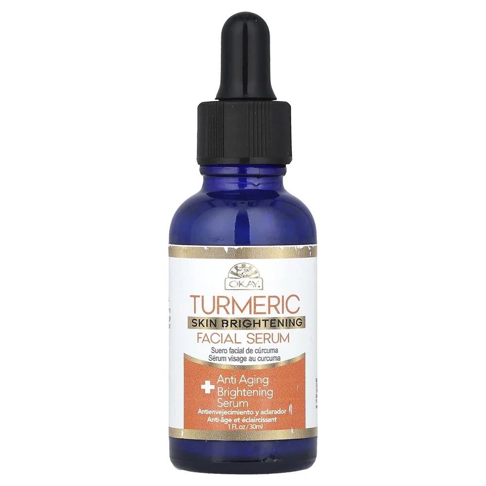 Breathable Okay Skin Brightening Facial Serum with Turmeric 1Oz 30ml Reliable